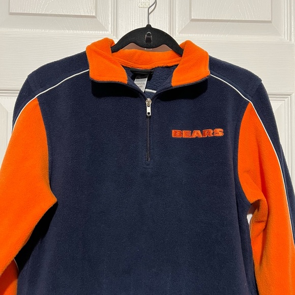 💗 NFL - Chicago Bears Boys Navy and Orange Fleece Pullover - Picture 2 of 11